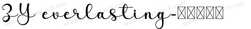 ZY everlasting字体转换